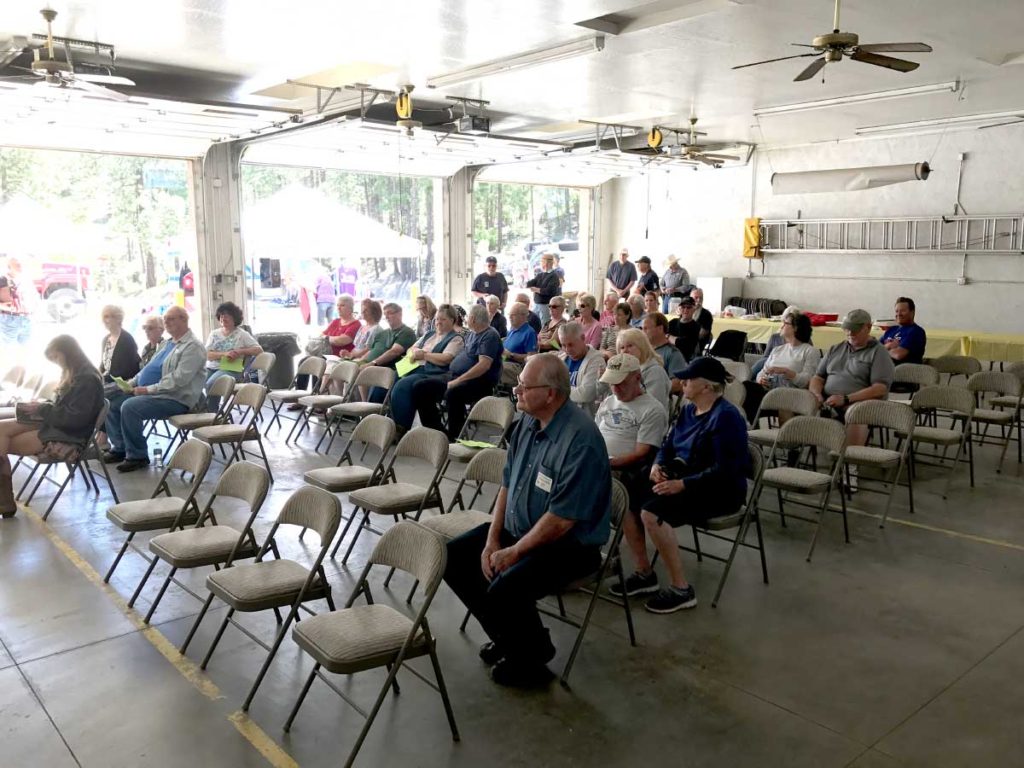 The people who attended the WFPA Annual Meeting. This was taken before the meeting started and more people sat down later.