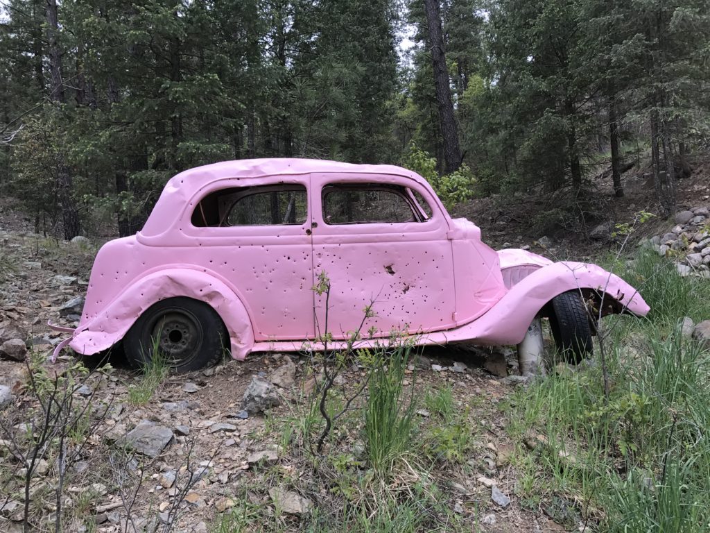 The Pink Car in Walker, AZ