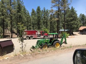 Walker Fire Station parking Lot