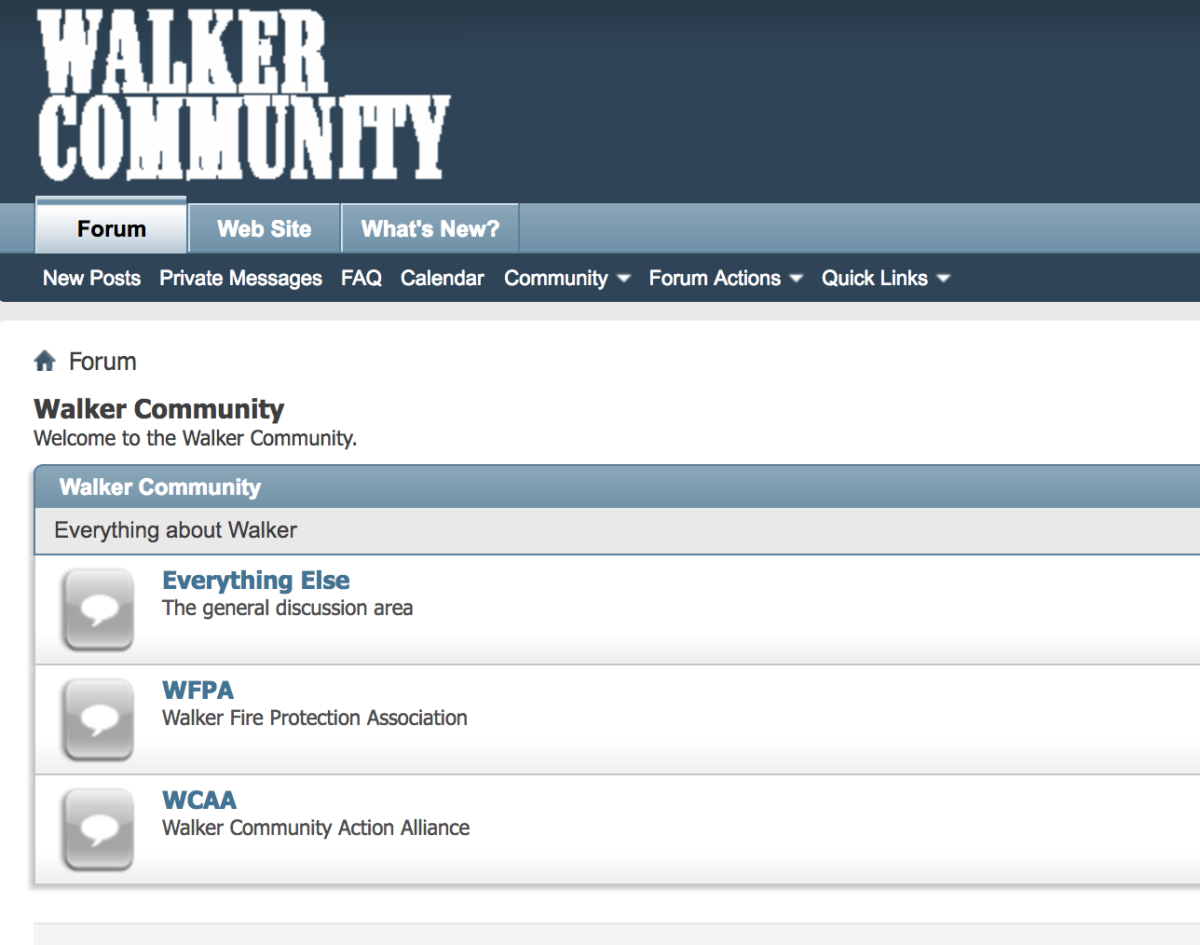 New Community Forum - A Safe, Private Alternative to FaceBook - Walker ...